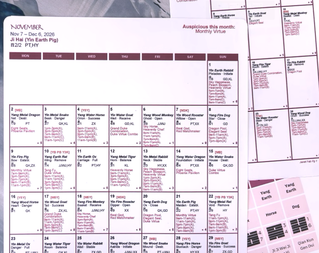 Qi Life Planner — Personalized Monthly Planner (Printable PDF)